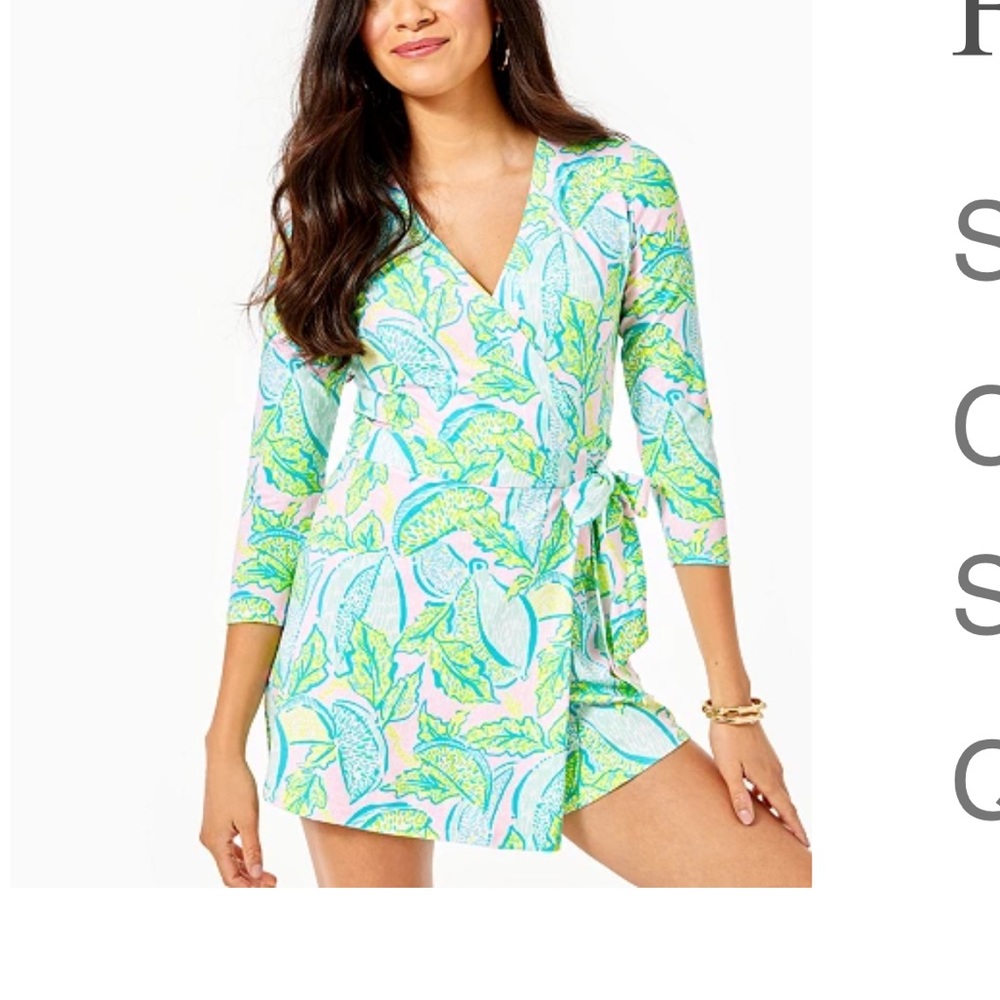 Lilly Pulitzer size medium wrap romper